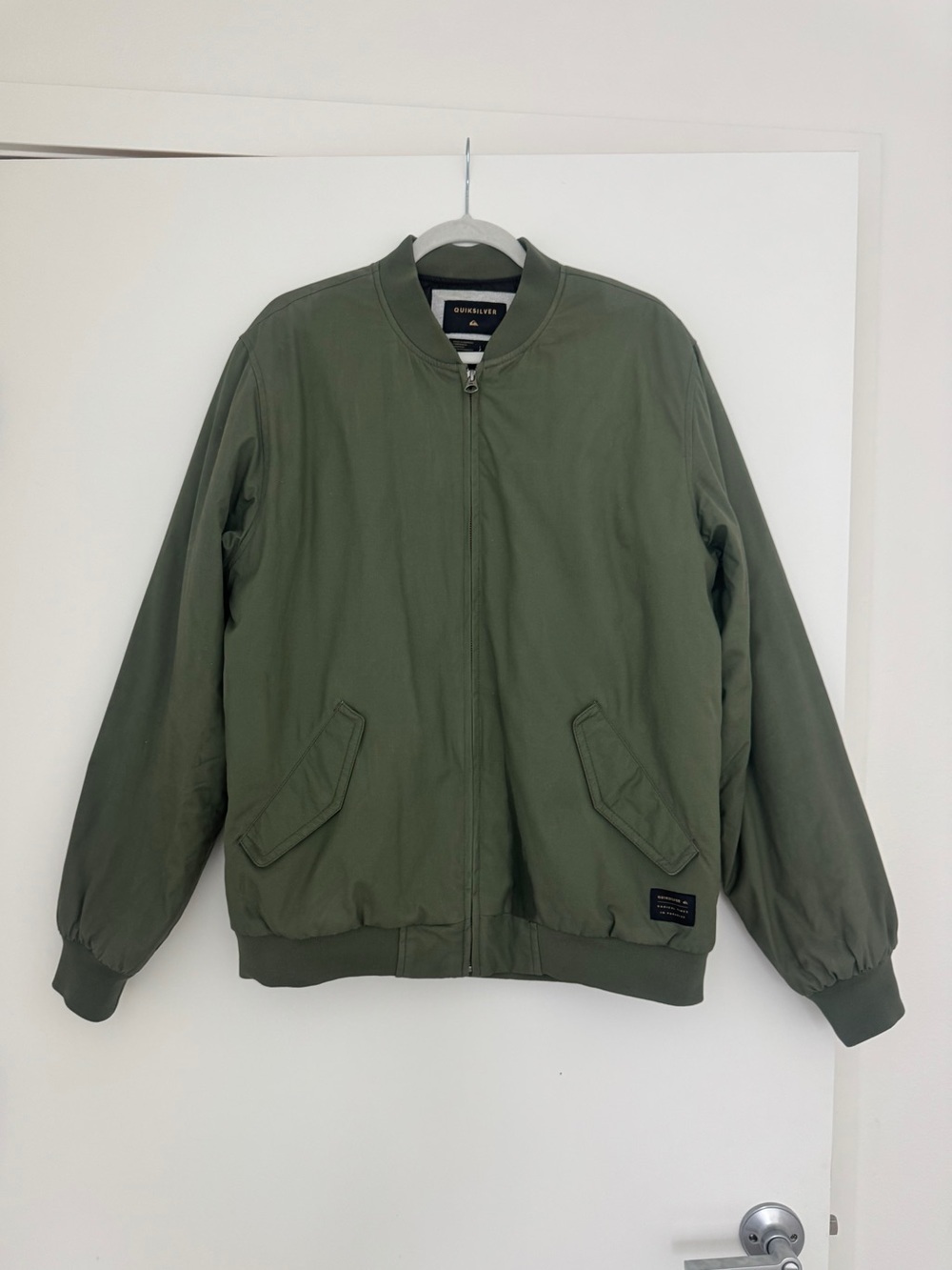 Quiksilver Ogoki Men's Olive Bomber Jacket - Picture 6 of 13